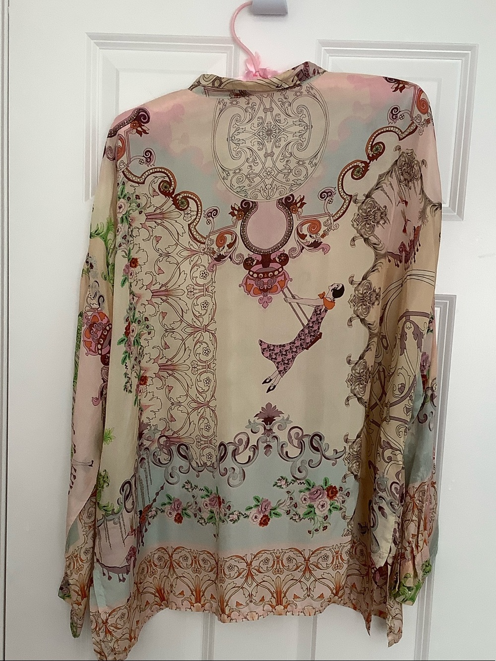 Johnny Was Viviana Effortless Scarf Blouse - Picture 3 of 7